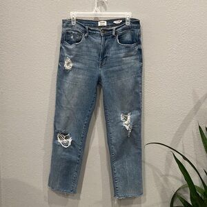 Kensie Vintage Luxe “The Slim” Distressed Jeans 30